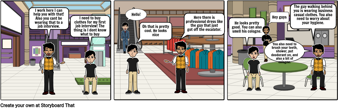 Business Dress - Cartoon (1165x386), Png Download