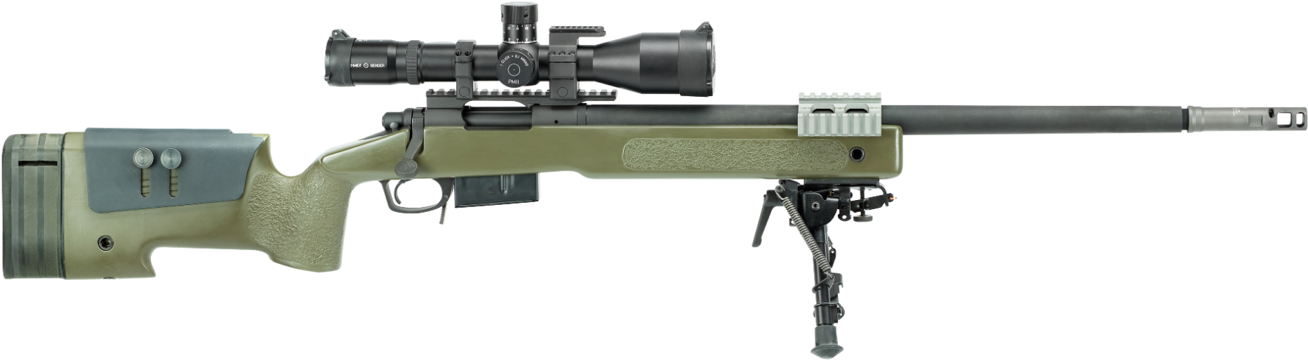 Usmc M40a5 - Remington M40a5 (2244x539), Png Download