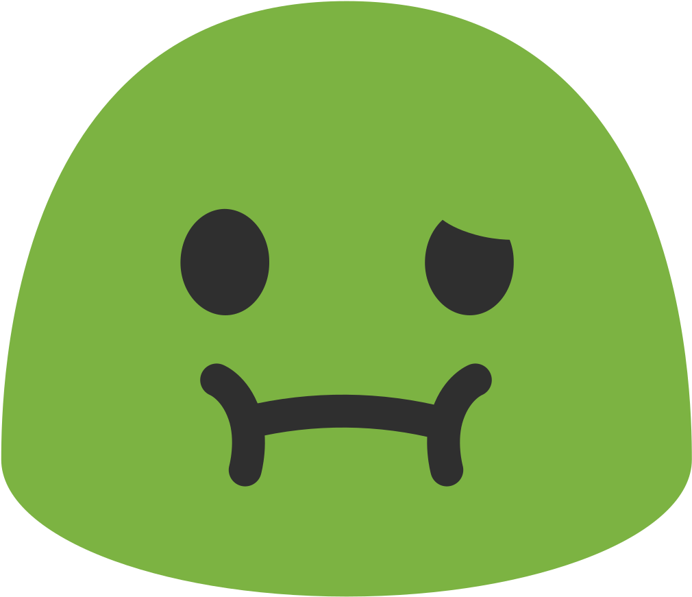 File - Emoji U1f922 - Svg - Circle (1024x1024), Png Download