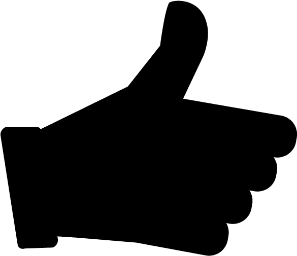 Pin It On Pinterest - Green Thumbs Up Transparent (750x750), Png Download