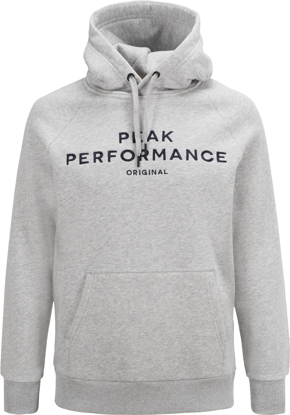 Men's Logo Hood Med Grey Mel - Peak Performance Huppari Miehet (1400x1522), Png Download