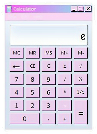 Clip Art Royalty Free Download Window Pc Computer Cyber - Calculator Png (516x632), Png Download
