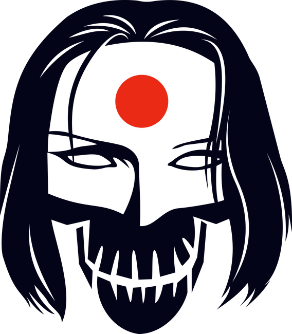 Suicide Squad - Katana - Suicide Squad Katana Skull (568x650), Png Download