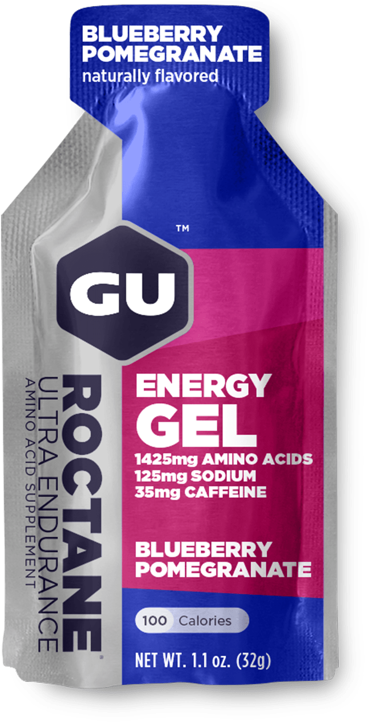 Gu Sports Nutrition 24 Pack Blueberry Pomegranate Gu - Gu Roctane Energy Gel (1500x1500), Png Download