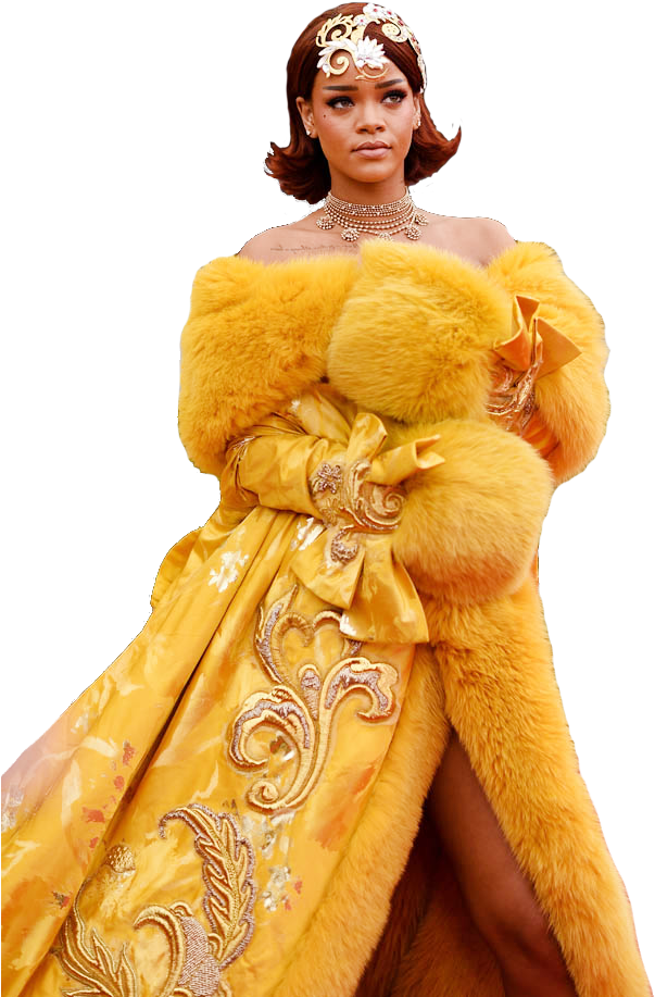 Rihanna Png - Rihanna Met Gala China (646x970), Png Download