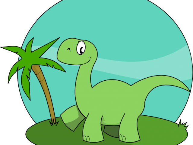 Cartoon Dinosaur Clipart - Dinosaur Clip Art (640x480), Png Download