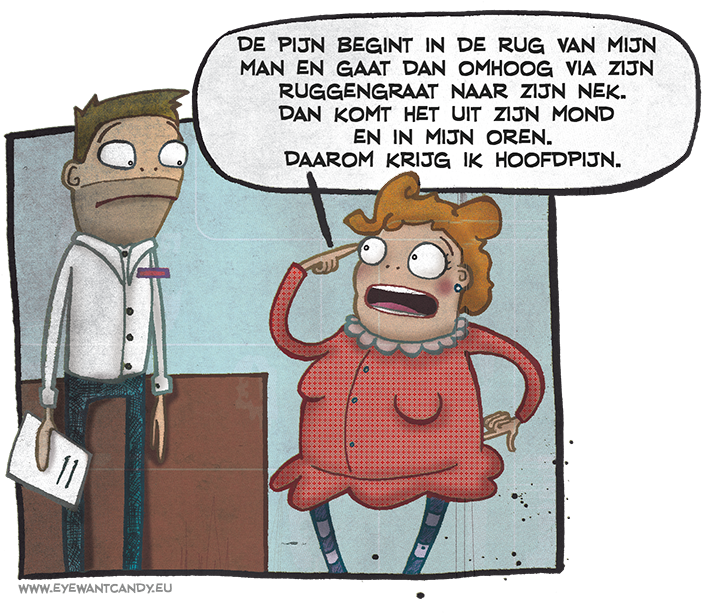 Created For Facilitair Bureau Chiropractie - Cartoon (833x685), Png Download