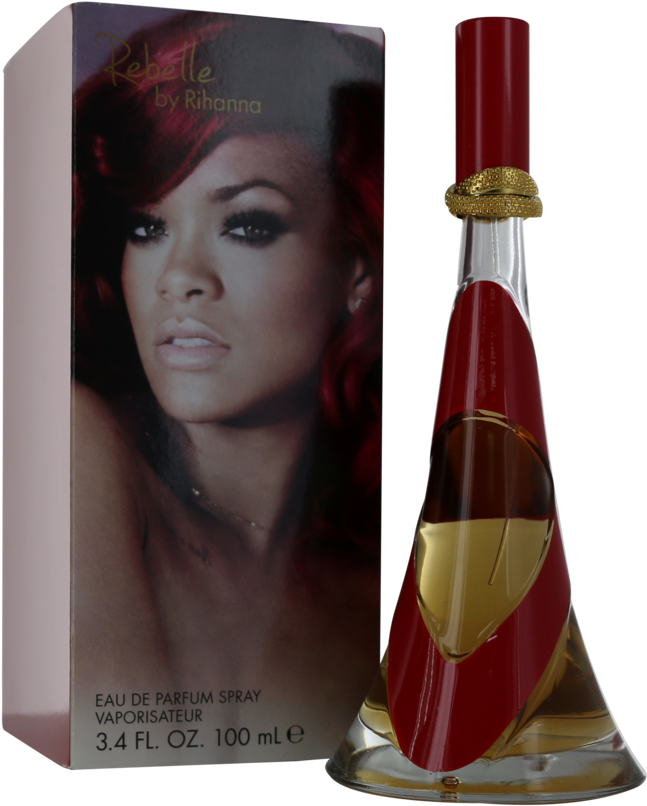 Rihanna Rebelle Ladies - Perfume (700x859), Png Download