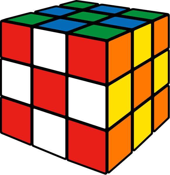 Rubik S Cube Icone (581x600), Png Download
