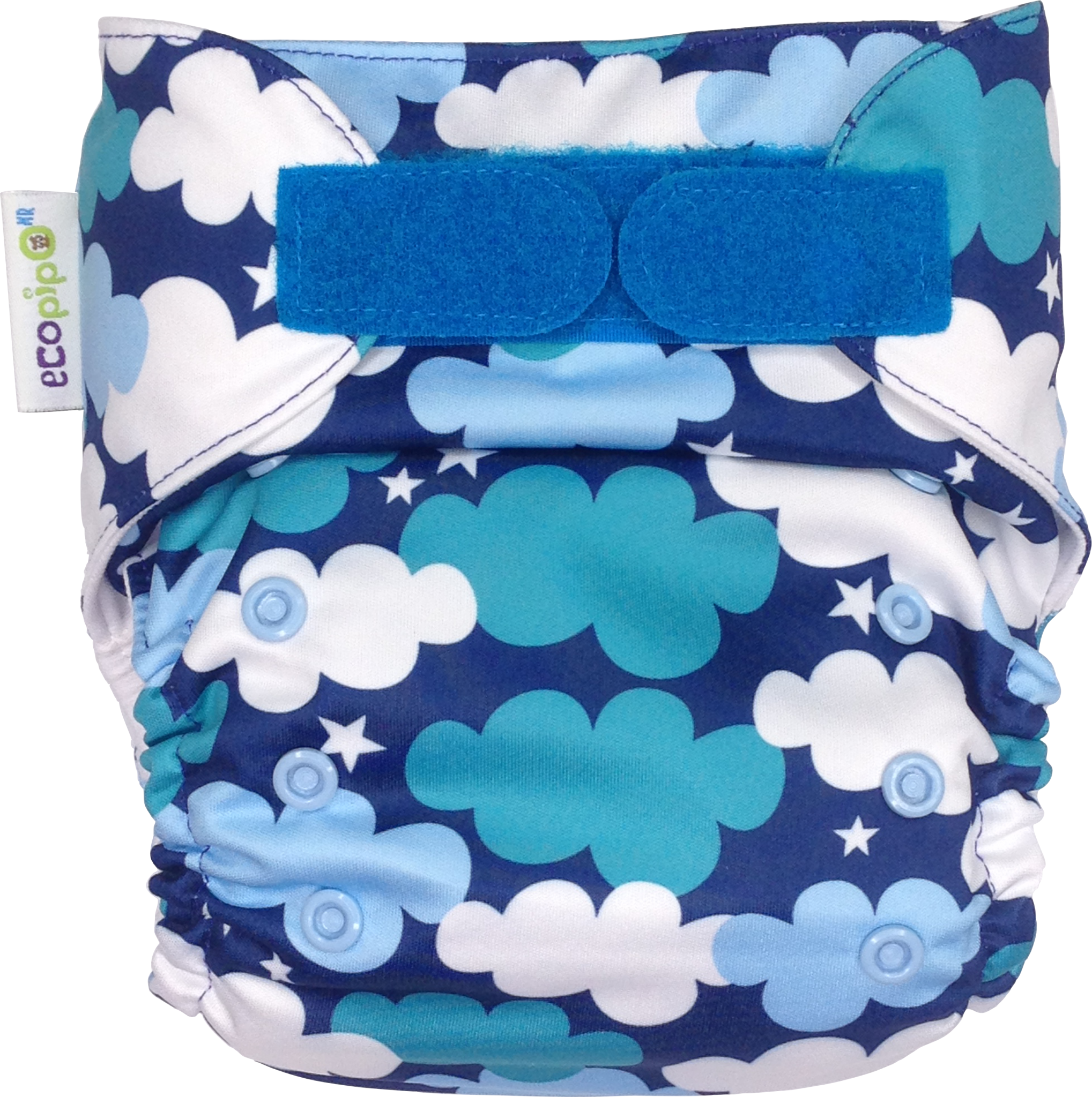 Pañal Estampado Unitalla Nubes - Diaper (2037x2048), Png Download