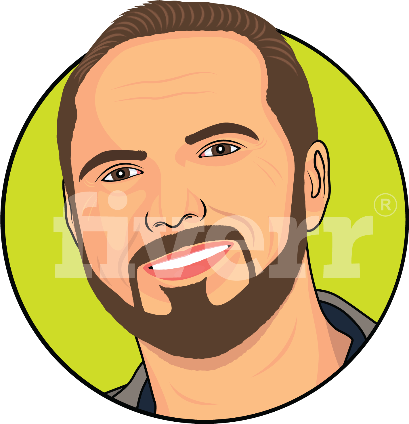 Rihanna Clipart Music - Cartoon (1600x1600), Png Download