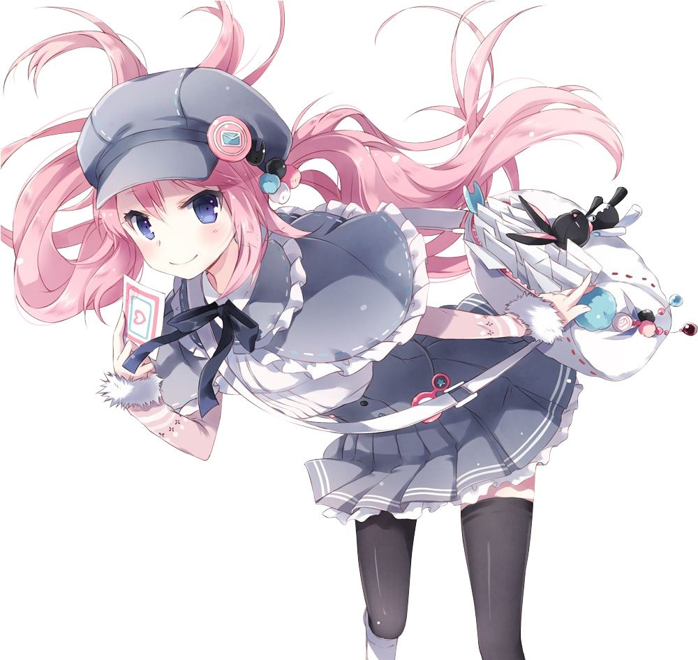 Heart Anime Girl Transparent (1021x945), Png Download