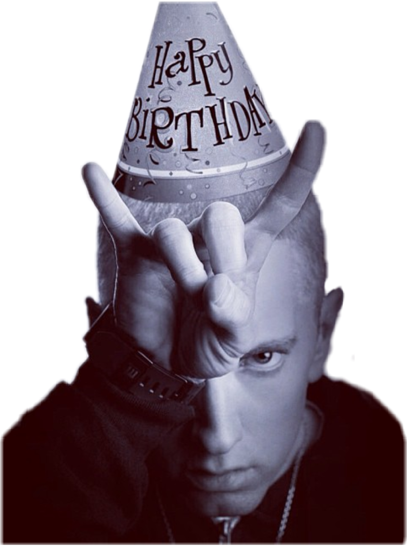 Eminem Transparent Birthday (809x1085), Png Download