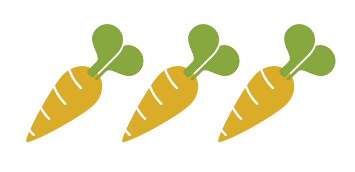 Ff Three Carrots 1400 (1000x350), Png Download