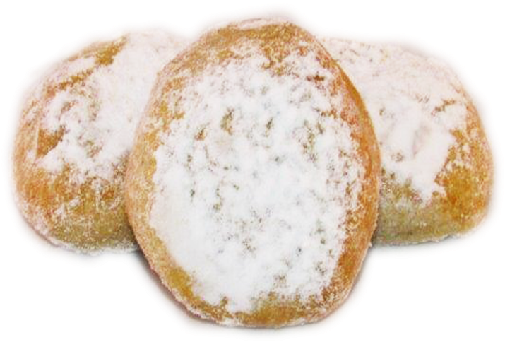 Almond Dumpling W/sugar Powedered - Lebkuchen (1024x768), Png Download
