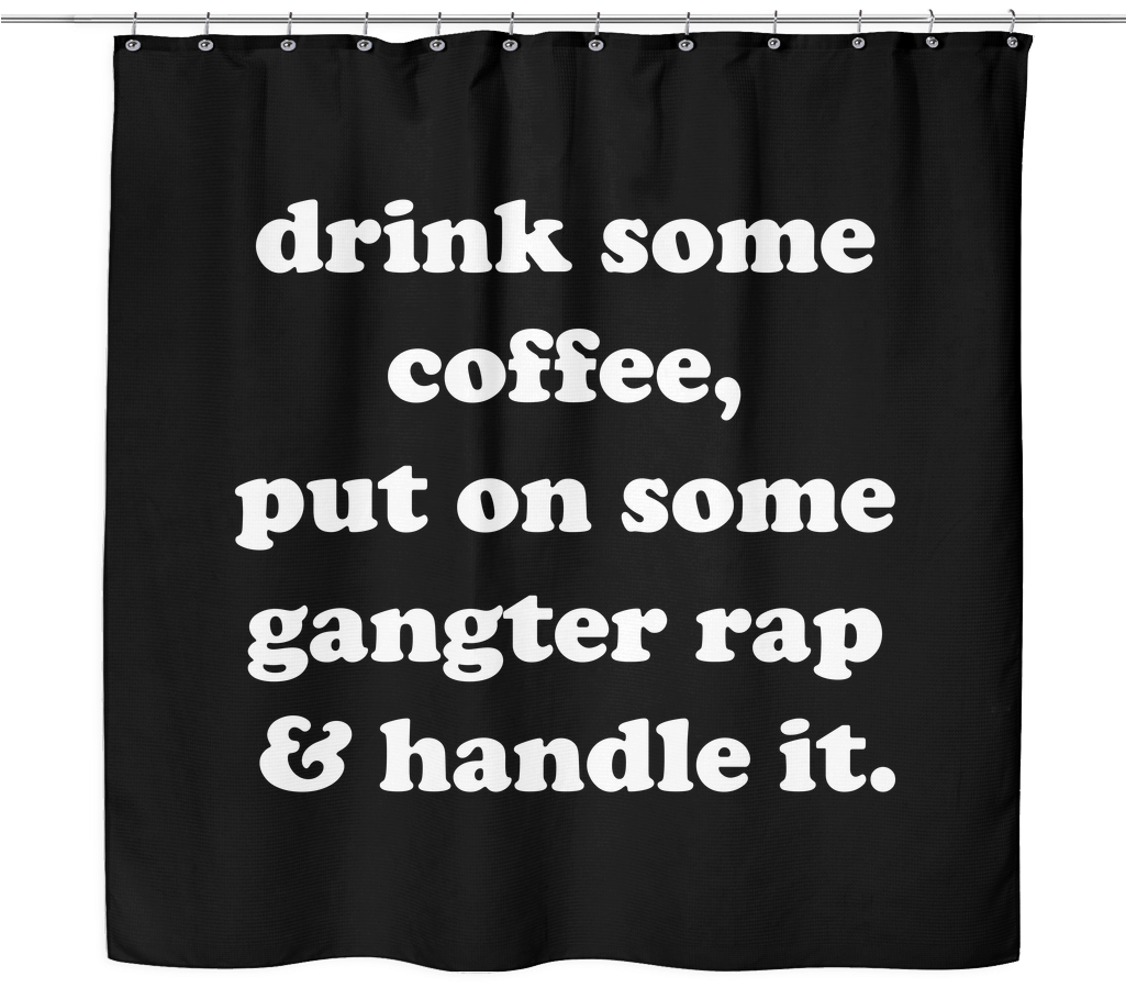 Gangster Shower Curtain - Deals Gap, Motorcyle Resort (1024x1024), Png Download