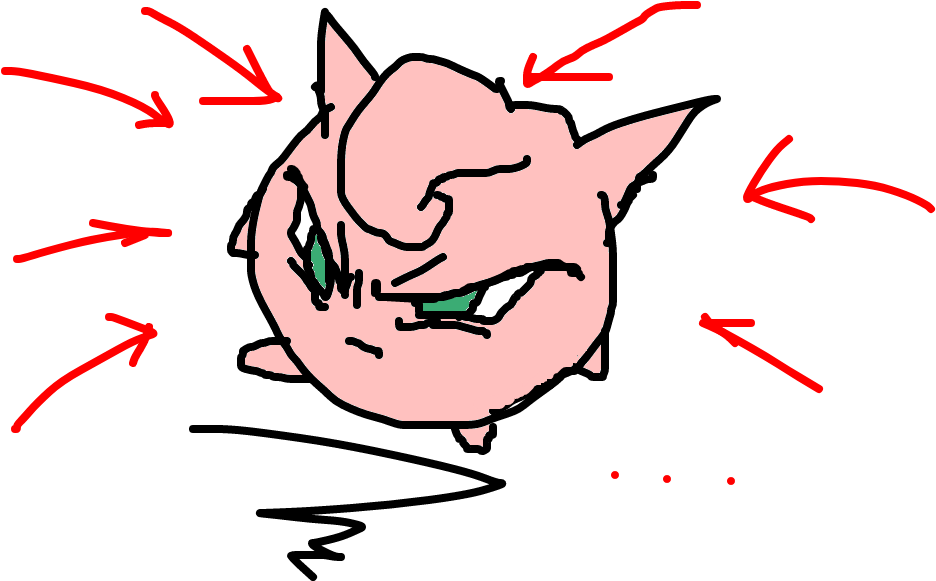 Jigglypuff - Cartoon (1020x608), Png Download