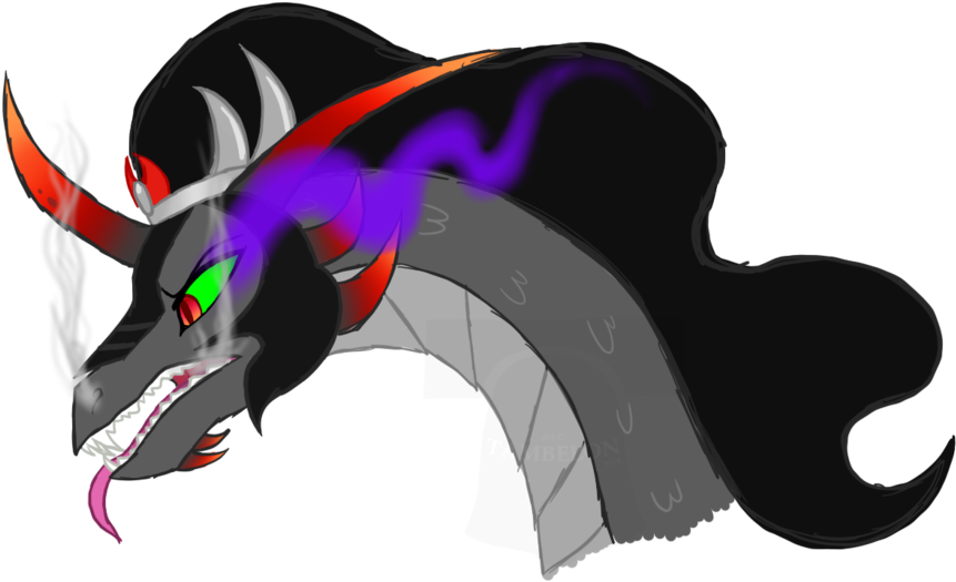 Tambelon, Dragon, Dragonified, Glare, King Sombra, - Mlp King Sombra Dragon (861x525), Png Download