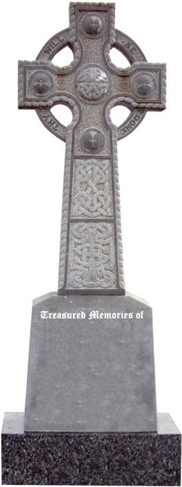 Celtic Cross Hor - Cross With A Circle Around (500x754), Png Download