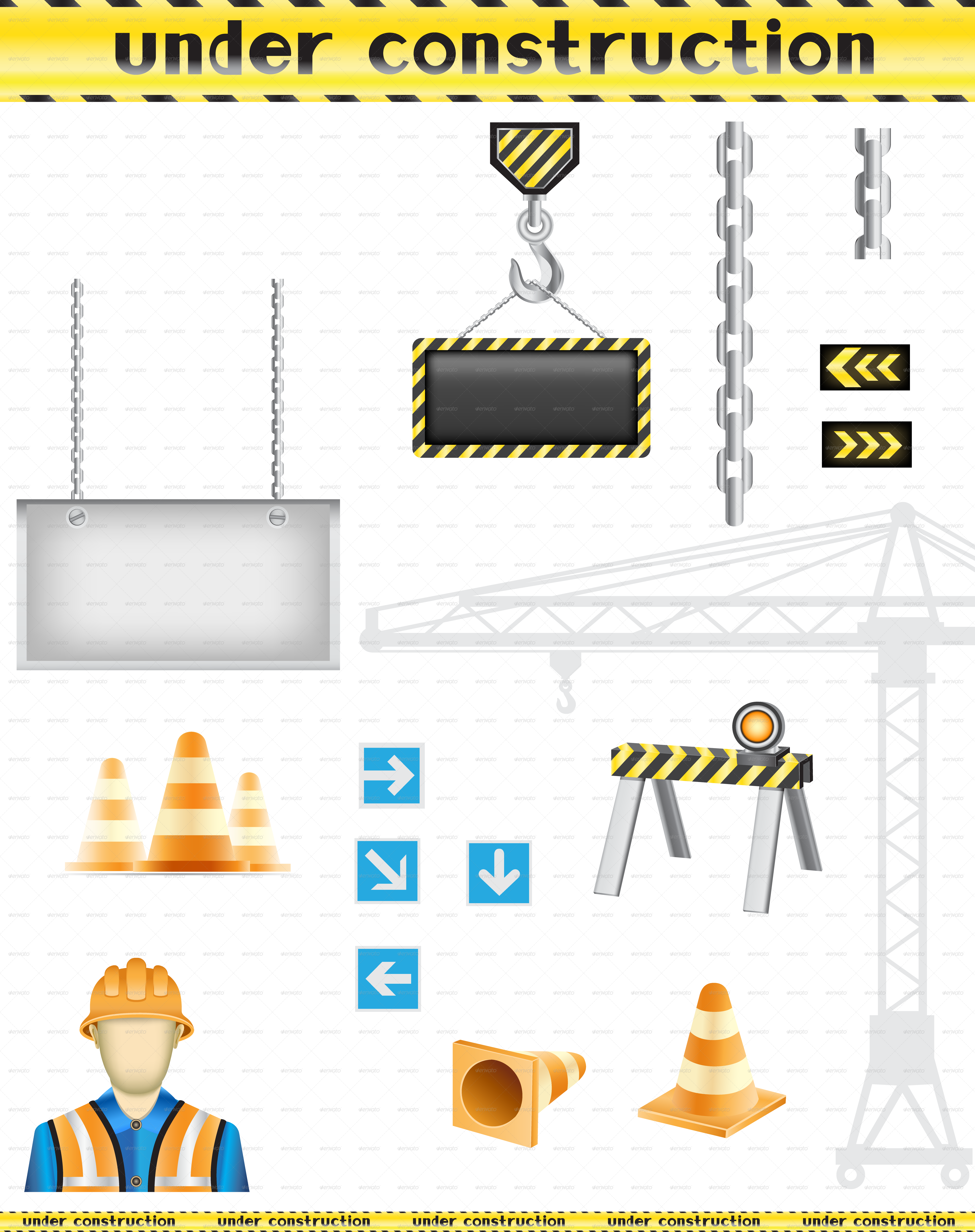 Under Construction (4961x6268), Png Download