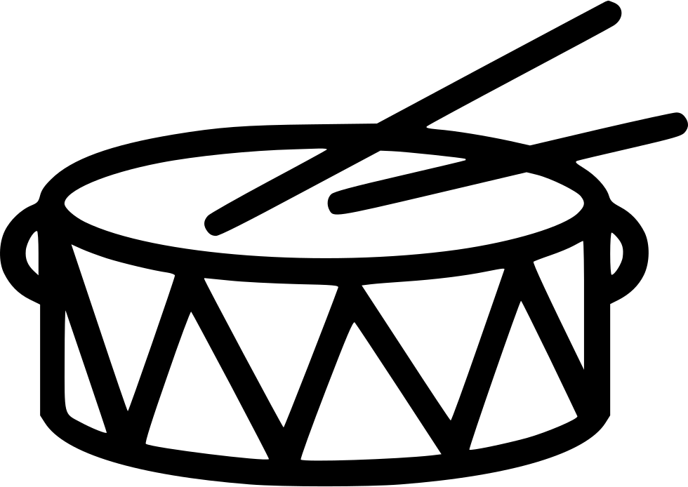 Png File Svg - Instrumentos Musicales Blanco Y Negro (980x694), Png Download