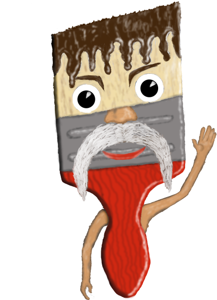 Mr Bristles Brush Image - Cartoon (600x600), Png Download