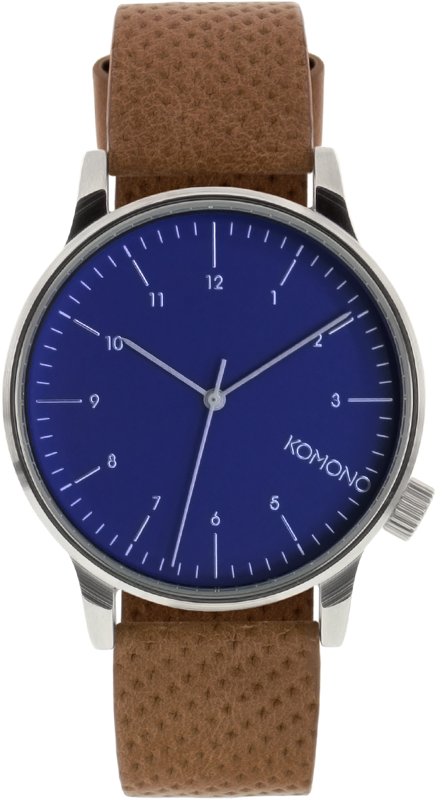 Winston Blue Cognac Watch - Muski Satovi Skagen (2048x1375), Png Download