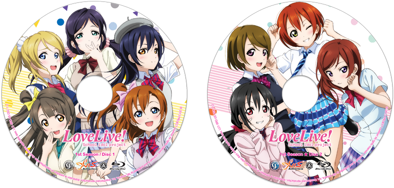 Love Live School Idol Project 1st Season Standard Edition - Love Live Blu Ray (852x416), Png Download
