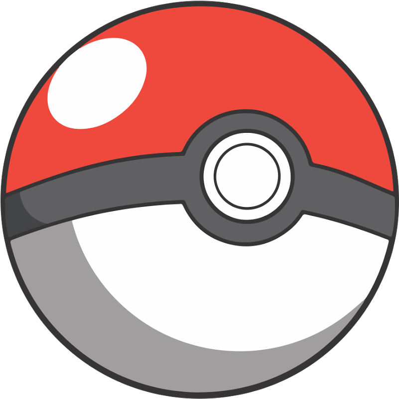 Download Poke Ball Pokemon Cartoon Characters Vector - Pokemon Go Ball PNG  Image with No Background 