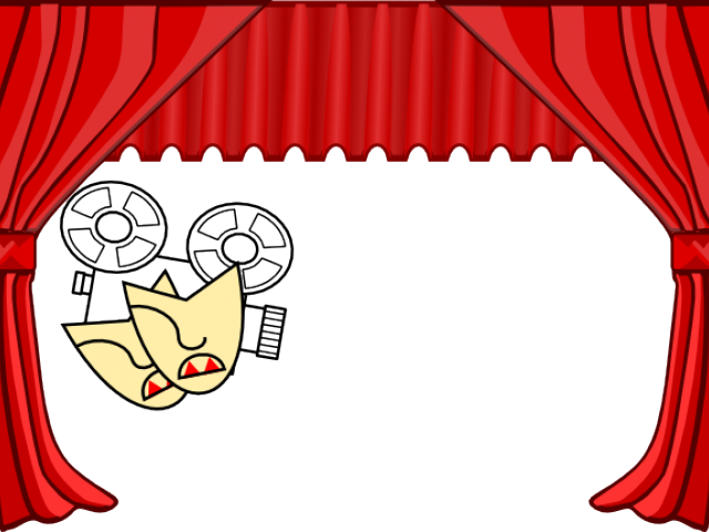 Theater Curtain In Png (640x480), Png Download