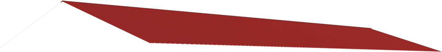 Garage Roof Cardinal Red - Envelope (1600x861), Png Download