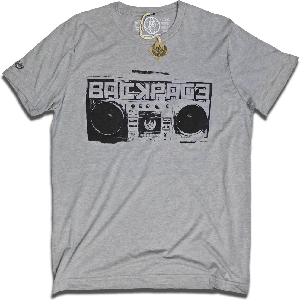 Image Of "boombox" Tee By Backpage - Boombox (994x1000), Png Download