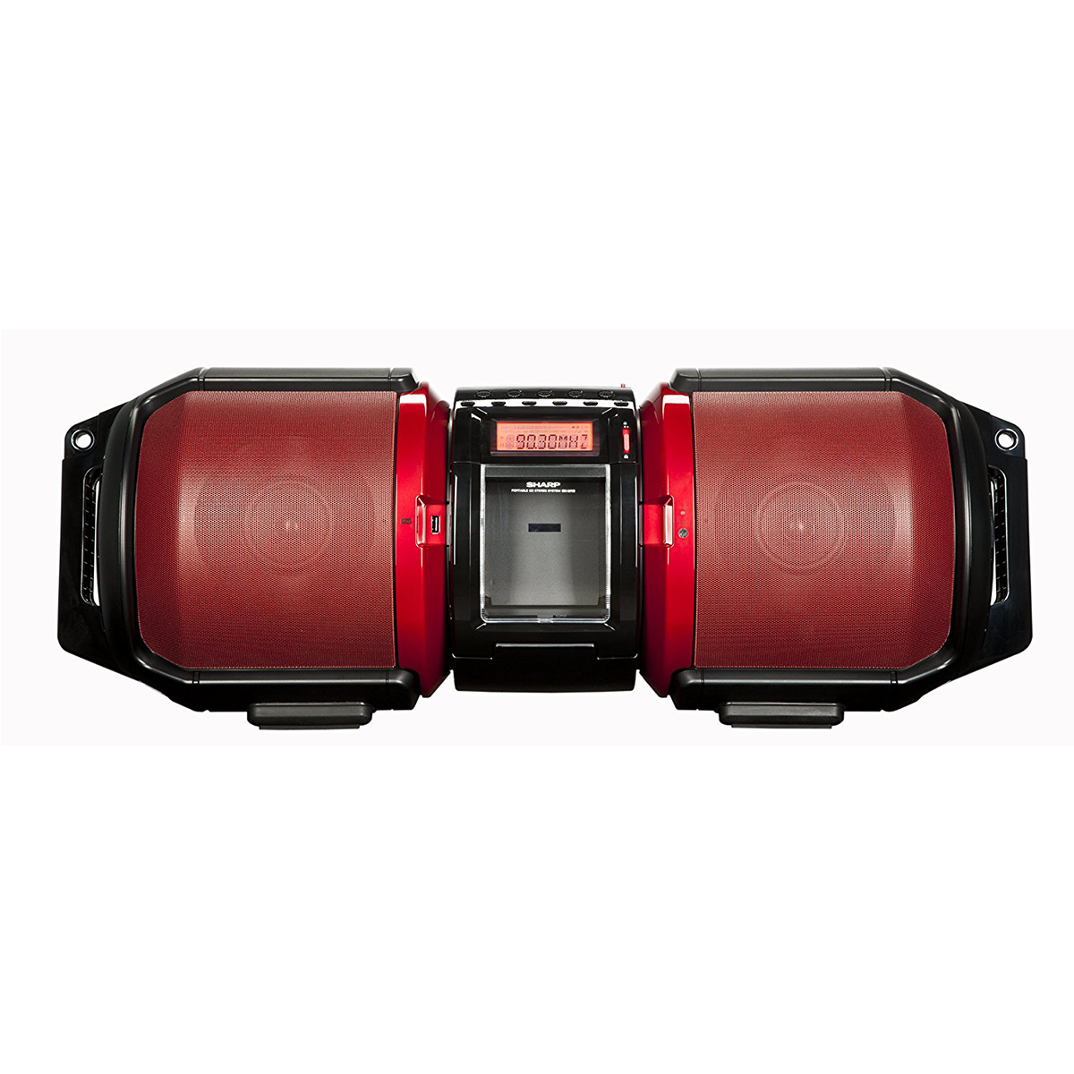 Sharp Gx M10hrd Boombox Red 1 W=1200&h=630 - Car (1200x1200), Png Download