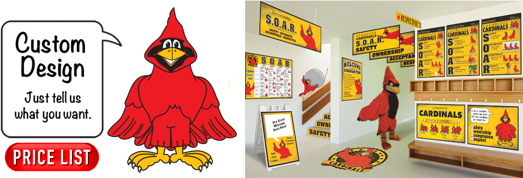Cardinal - Cartoon (1024x372), Png Download