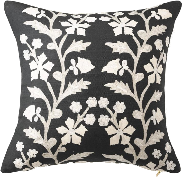 Frank Tree Of Life Pillow In Black - Cushion (990x990), Png Download