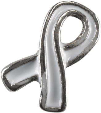 Ribbon White - Silver (705x565), Png Download