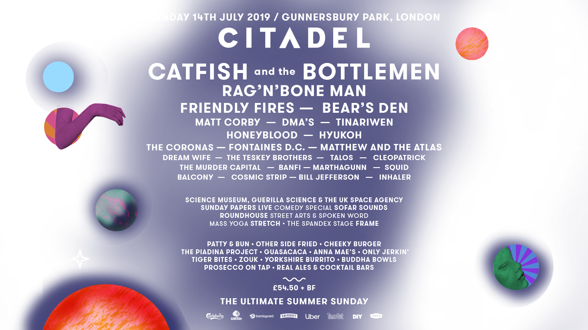 Ctl Splash Ampersand - Citadel Festival Line Up 2019 (1920x1080), Png Download