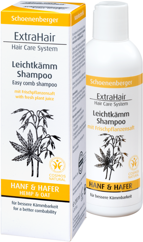 Schoenenberger Extrahair® Hair Care System Easy Comb - Shampoo (1000x1001), Png Download
