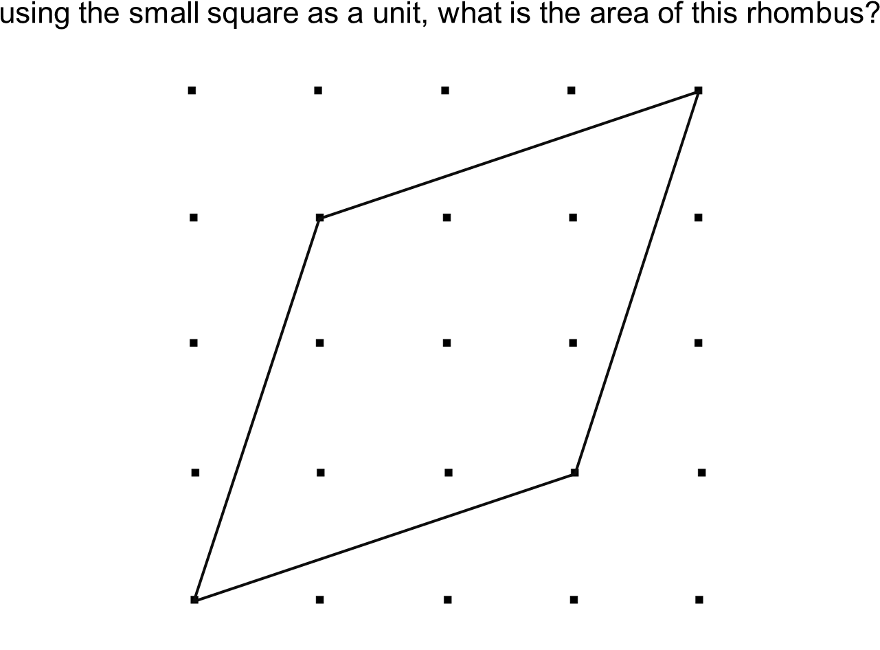 Using Areas Of Triangles To Work Out Areas Of Rhombuses - Triangle (1500x1125), Png Download