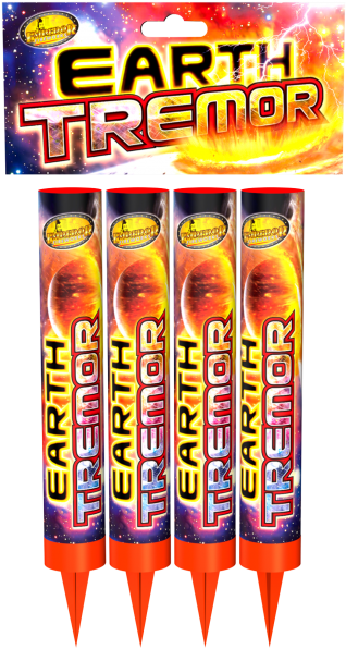 Earth Tremor From Emperor Fireworks - Fireworks Star Bright Roman Candle (600x600), Png Download