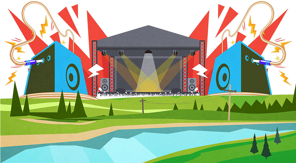 Landscape - Rock The Mote (978x588), Png Download