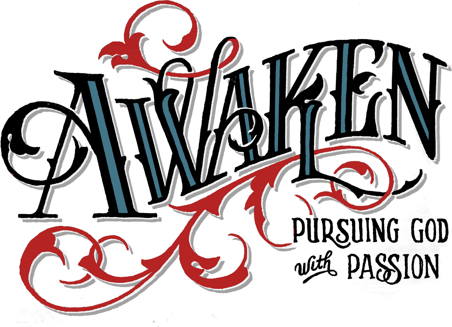 Funeral Clipart Worship - Calligraphy (1500x1085), Png Download