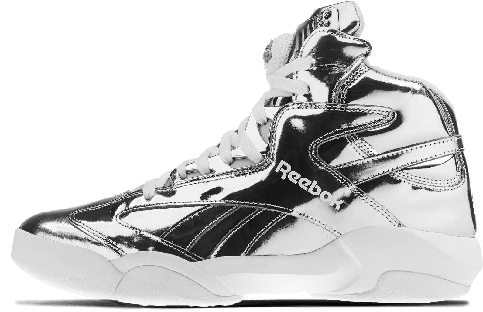 Shaq Attaq Silver - Reebok (2000x2000), Png Download