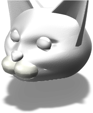Cat Head - Cartoon (769x577), Png Download