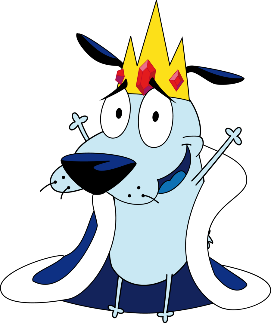 I Just Found This And Thought You Guys Might Like At - Courage The Cowardly Dog Adventure Time (900x1074), Png Download