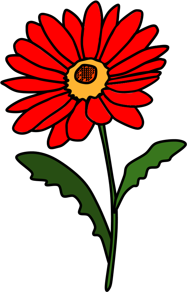Daisy, Petals, Red, Png - Petal (816x1056), Png Download