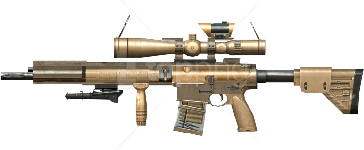 Free Png Download Chrome Sniper With Scope Png Images - Schmidt & Bender Pmii 3 (850x479), Png Download