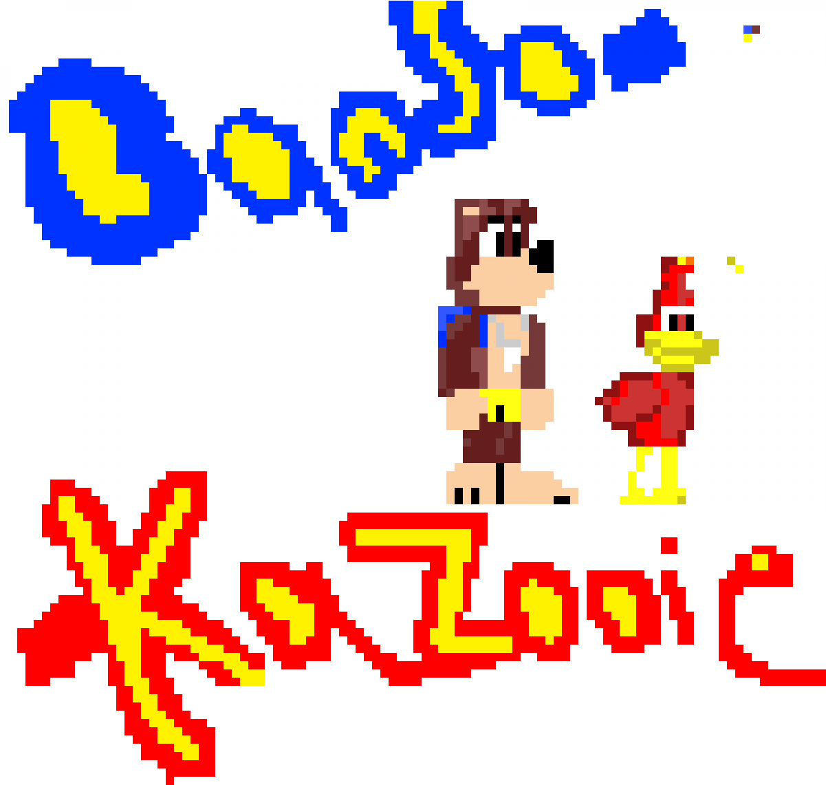 8 Bit Banjo Kazooie Remix (1200x1200), Png Download