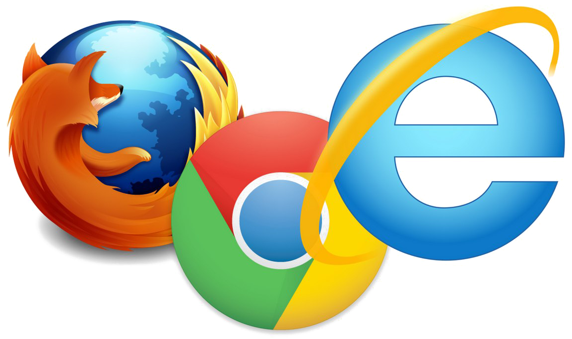 Chrome Png Free Download - Chrome Mozilla Internet Explorer (1261x720), Png Download