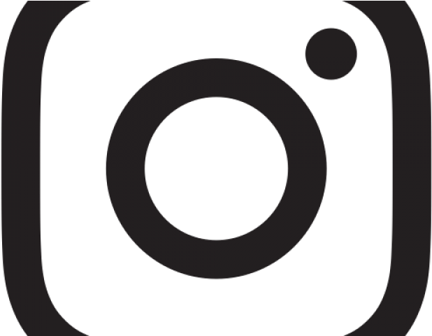 Instagram Clipart Instagram Symbol - Bw Instagram Logo Png (640x480), Png Download